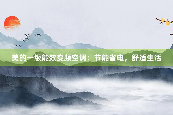 美的一级能效变频空调：节能省电，舒适生活